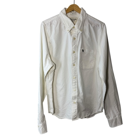 Abercrombie & Fitch Other - Abercrombie & Fitch White Button Up Shirt Size XXL 100% Cotton